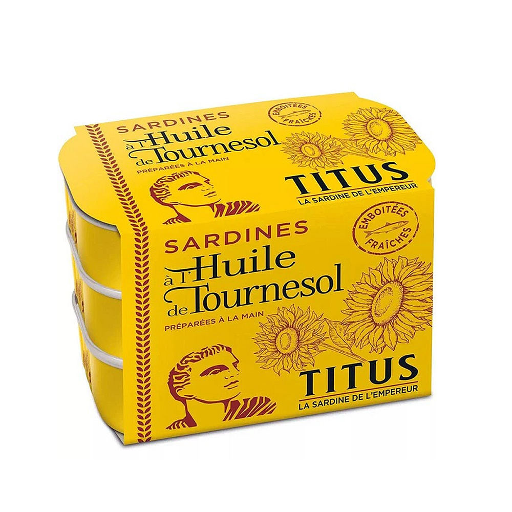 Titus Sardine Al Huile De Tournesol (3 in a pack)