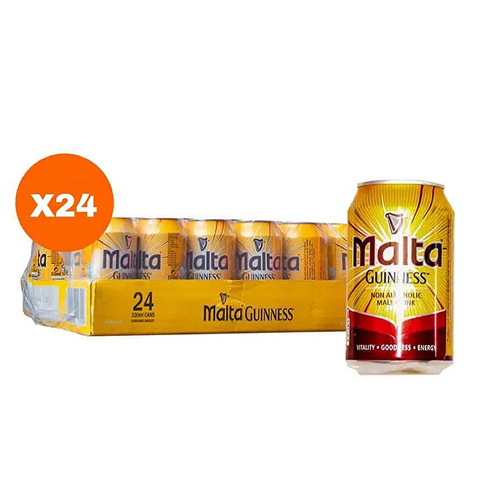 Malta Guinness Canned Malt Drink - 24*33cl