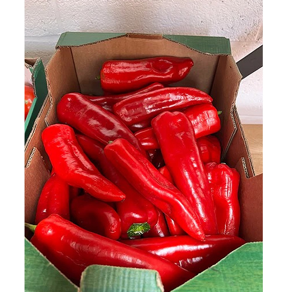 Red Long Cap Pepper - Full Box