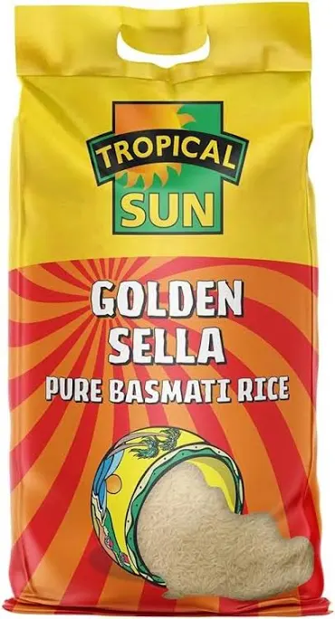 Tropical sun goldensella pure basmati rice